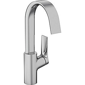 hansgrohe Vivenis håndvaskarmatur 210 med svingtud og løft-op bundventil, krom