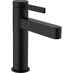 hansgrohe Finoris håndvaskarmatur 110 med løft-op bundventil, mat sort