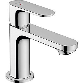 hansgrohe Rebris S 1-grebs håndvaskarmatur 80 CoolStart med metal løft-op bundventil, krom