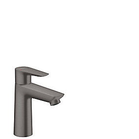 hansgrohe Talis E 110 Håndvaskarmatur med løft-op bundventil Børstet sort krom