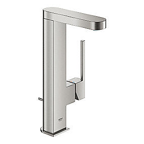 GROHE Plus 2019 håndvaskarmatur 120mm tud med bundventil. Supersteel