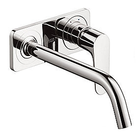 hansgrohe Axor Citterio M 1-grebs håndvaskarmatur til vægmonteringmed, plade, krom, 227 mm