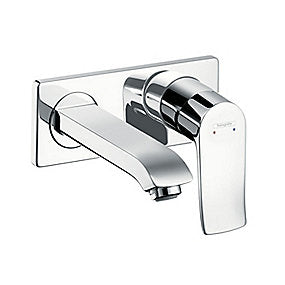 hansgrohe Metris Håndvaskarmatur til væg 165mm tud. Krom