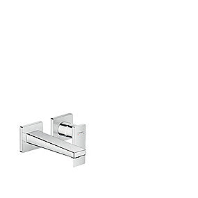hansgrohe Metropol håndvaskarmatur, håndvaskarmatur, Hansgrohe armatur, Metropol armatur, krom armatur, vægmonteret armatur, 2-huls armatur, 165mm tud, VVS.