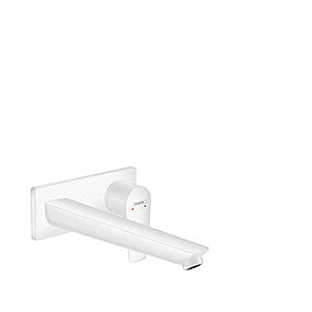 hansgrohe Talis E 2-H Håndvaskarmatur til væg 225mm tud, Mat Hvid