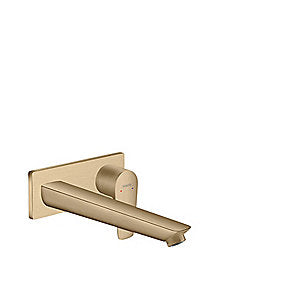 hansgrohe Talis E 2-H Håndvaskarmatur til væg 225mm tud, Børstet bronze