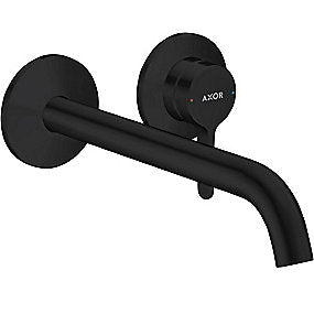 hansgrohe AXOR One håndvaskarmatur 220mm tud vægmontering, mat sort