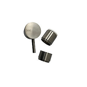 QTOO d line forlænger Temperaturgreb Circle 25mm for QA23XXM, matbørstet