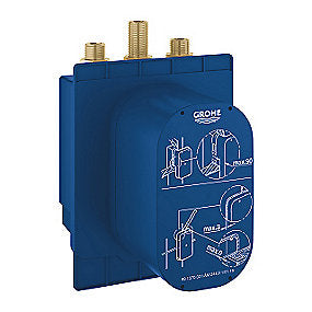 GROHE EuroSmart CE indbygningsenhed, GROHE indbygningsenhed, EuroSmart armatur, indbygningsenhed brus, vægmonteret indbygningsenhed, termostat indbygningsenhed, 6V indbygningsenhed, blå indbygningsenhed, VVS.