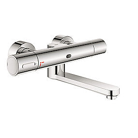 GROHE EuroSmart Cosmopolitan E håndvaskarmatur, GROHE armatur, EuroSmart armatur, Cosmopolitan armatur, infrarød armatur, berøringsfri armatur, termostat armatur, krom armatur, batteri armatur, 255mm tud, VVS.