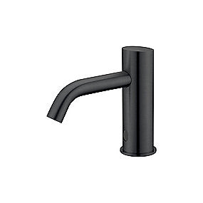 Qtoo d line sensor håndvaskarmatur, Qtoo armatur, d line armatur, berøringsfri armatur, PVD charcoal armatur, bordmonteret armatur, VVS.