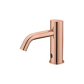 Qtoo d line sensor håndvaskarmatur, Qtoo armatur, d line armatur, berøringsfri armatur, PVD kobber armatur, bordmonteret armatur, VVS.