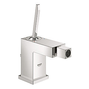 GROHE EuroCube Joy bidetarmatur med bundventil. Forkromet