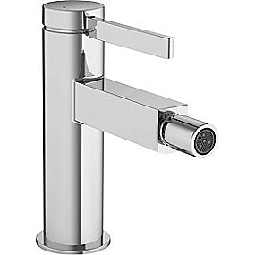 hansgrohe Finoris bidetarmatur med push-open bundventil, krom