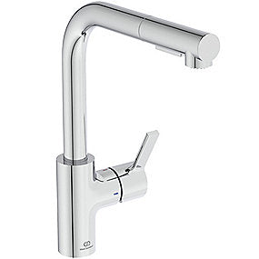 Ideal Standard GUSTO køkkenarmatur, Gusto, Køkkenarmatur, SmartShine forkromet armatur, Udtræk, EasyFix+, Ideal Standard, VVS.