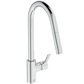 Ideal Standard GUSTO køkkenarmatur, Gusto, Køkkenarmatur, SmartShine forkromet armatur, Udtræk, EasyFix+, Ideal Standard, VVS.