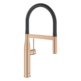 GROHE Essence køkkenarmatur med prof spray, børstet warm sunset