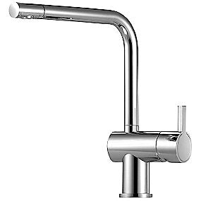 Mora Rexx Køkkenarmatur, Rexx, Køkkenarmatur, Sort armatur, L-tud, ECO perlator, Mora, VVS.