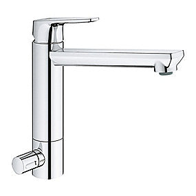GROHE BauEdge Køkkenarmatur med afspærring. Forkromet
