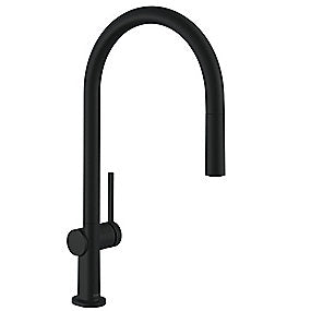 hansgrohe Talis M54 køkkenarmatur 210 1jet, med udtræk, mat sort