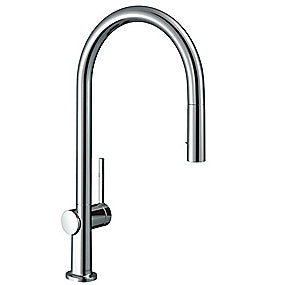 hansgrohe Talis M54 køkkenarmatur, Talis M54, Køkkenarmatur, Krom armatur, Udtræk, Eco 2jet, ComfortZone 210, QuickClean, hansgrohe, VVS.