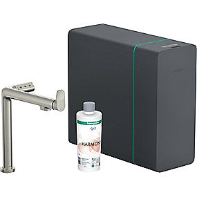 hansgrohe Aqittura M91 køkkenarmatur SodaSystem 240, 1jet. Rustfrit stål finish