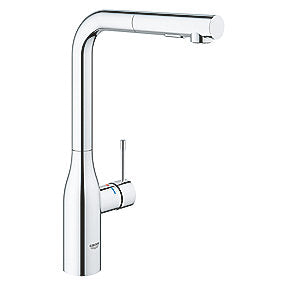 GROHE Essence Køkkenarmatur med svingbar tud og udtræk dualspray. Krom