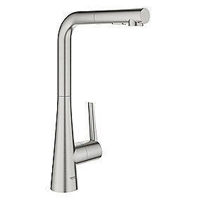 GROHE Zedra 2019 Køkkenarmatur med udtrækstud. Supersteel