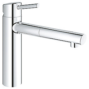 GROHE Concetto køkkenarmatur, Concetto, Køkkenarmatur, Krom armatur, Udtræk, 198mm tud, GROHE, VVS.