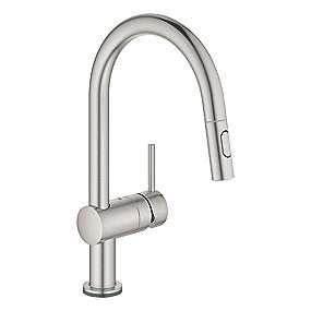 GROHE Minta Touch Elektronisk køkkenarmatur med udtrækstud dual C-tud, supersteel