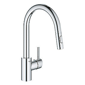 GROHE Concetto bruser køkkenarmatur, højt udløb, zero