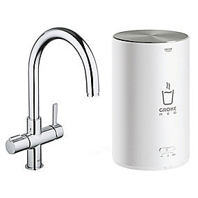 GROHE Red II Armatur 3ltr til kogende/koldt vand. 224mm tud. Forkromet