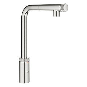 GROHE SmartControl Minta Køkkenarmatur med udtrækstud. Supersteel