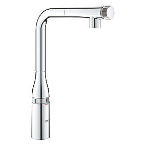 GROHE Essence Smart Control køkkenarmatur L-tud udtræksmousseur, GROHE Zero, krom