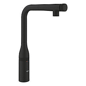 GROHE Essence SmartControl køkkenarmatur, Essence SmartControl, Køkkenarmatur, Phantom sort armatur, Udtræk, SmartControl, GROHE, VVS.