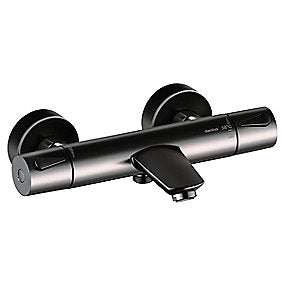 Damixa Silhouet TMC armatur til kar/brus med tud. Børstet graphite grey