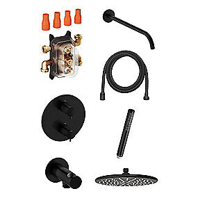 Damixa Silhouet HS1 indbygning bad - komplet pakke. Matsort