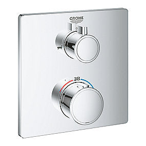 GROHE grohtherm termostatarmatur til Smartbox til kar, 2 udløb, integreret shut off/diverter-vnt