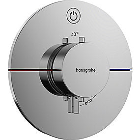 hansgrohe ShowerSelect Comfort S termostat til indbygning med afspærring til 1 udtag. Krom