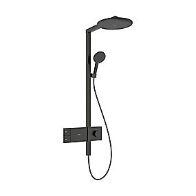 hansgrohe Raindance Alive S Showerpipe 300 1jet EcoSmart ShowerS C børst. sort krom PVD