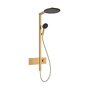 hansgrohe Raindance Alive S Showerpipe 300 2jet EcoSmart ShowerS Comf. børst. bronze PVD
