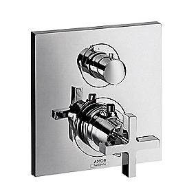 hansgrohe Axor Citterio termostatarmatur med afspærring og omskifter, indbygning