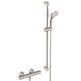 Ideal Standard CERATHERM T25 Brusearmatur og -sæt 900mm stang, 315x100x70 mm krom