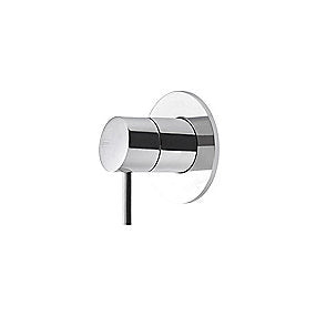QTOO d line Circle C90 Grebssæt for termostat. for omsk&vol, komplet udvendig designdele, poleret