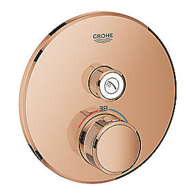 GROHE Grohtherm SmartControl brus Forplade, Termostat med 1 ventil, warm sunset