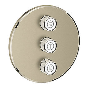 GROHE Grohtherm SmartControl forplade Triple volume kontrol sæt, børstet nikkel