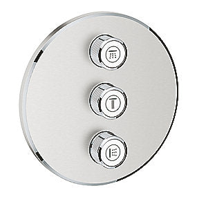 GROHE Grohtherm SmartControl Triple volume kontrol sæt. Til indbygning. Supersteel