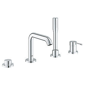 GROHE Essence armatur badekar 4-h 4-huls kar- & brusekombination, Forkromet