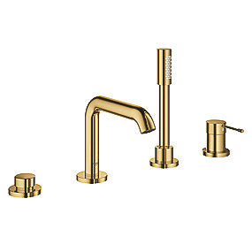 GROHE Essence brusearmatur 4-huls kar- & brusekombination, Cool Sunrise