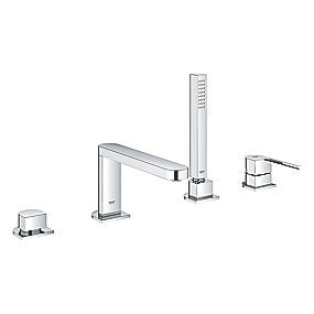 GROHE Plus 4-huls kar- og brusekombination, Plus kar- og brusekombination, Krom armatur, Kar- og brusearmatur, Badeværelse, SilkMove, StarLight, Euphoria Cube, GROHE, VVS.